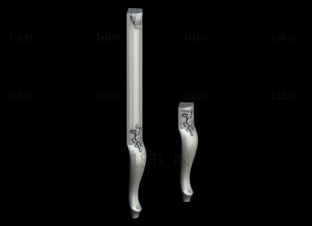 Legs (NJ_0658) 3D model for CNC machine